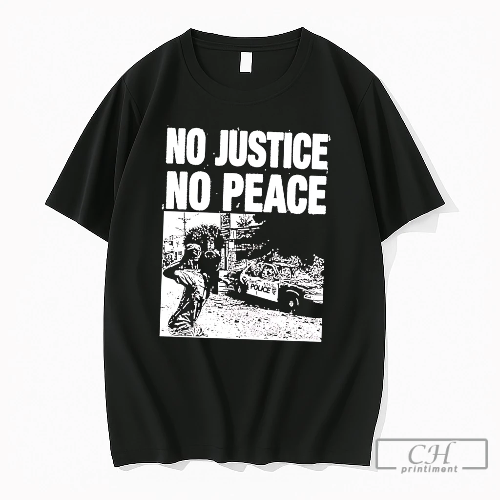 Premium No Justice No Peace Ice Police Car Tee T Shirts Sweater Hoodie