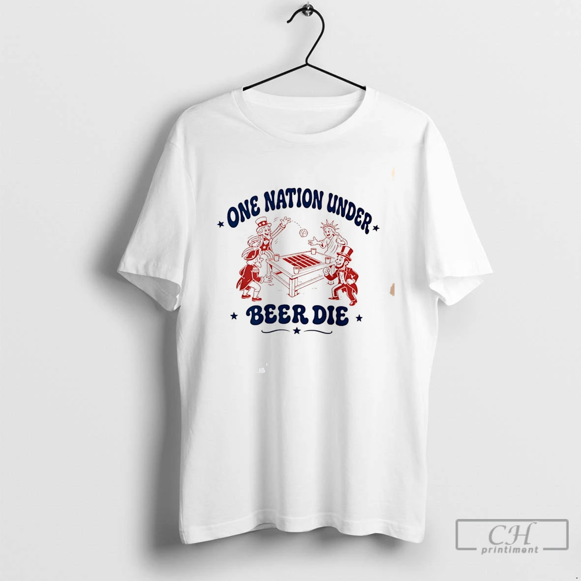 Premium One Nation Under Beer Die Tee T Shirts Sweater Hoodie