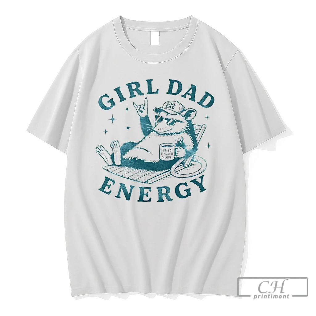 Premium Opossum Relaxing In Lounge Chair Wearing Cap And Sunglasses Girl Dad Energy T Shirts Sweater Hoodie