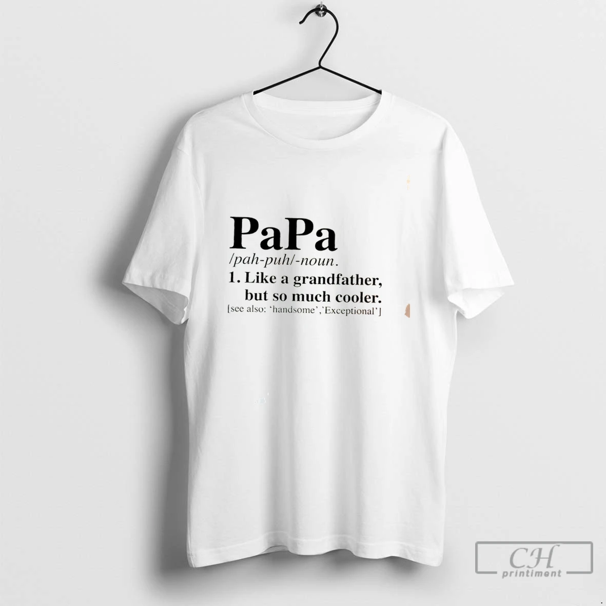 Premium Papa Pah Puh Noun Like A Grandfather But So Much Cooler Tee T Shirts Sweater Hoodie