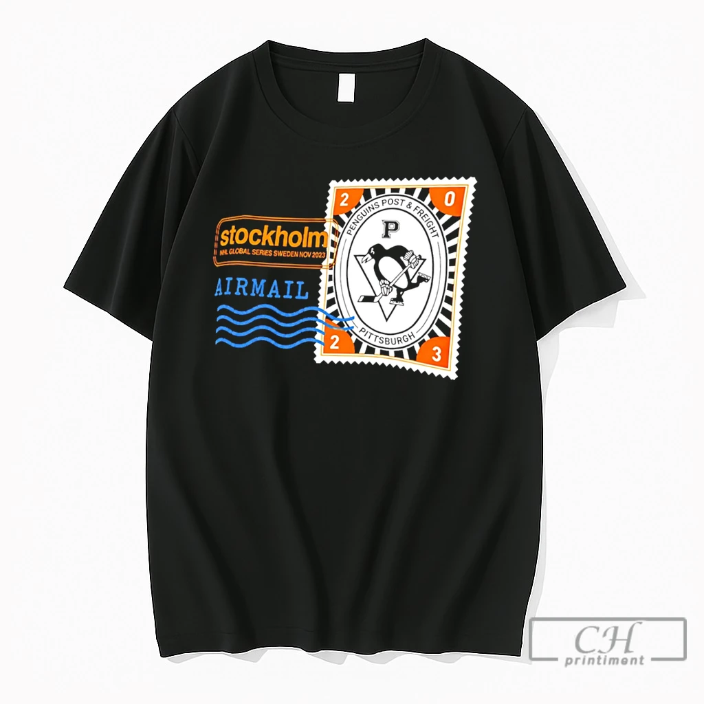 Premium Pittsburgh Penguins Penguins Stockholm Airmail Tee T Shirts Sweater Hoodie