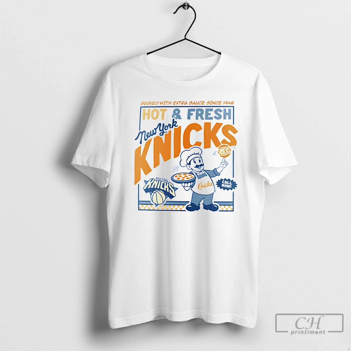 Premium Pizza New York Knicks Hot And Fresh Served With Extra Sauce Since 1946 T Shirts Sweater Hoodie