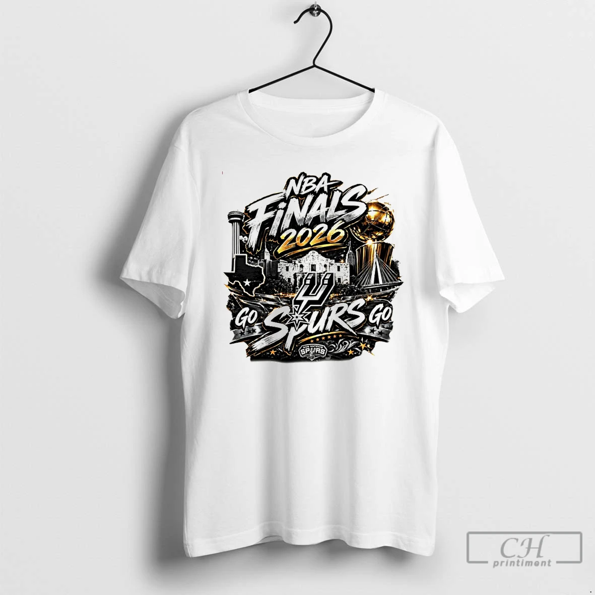 Premium San Antonio Spurs Basketball Go Spurs Go Nba Finals 2026 Trophy Vintage T Shirts Sweater Hoodie