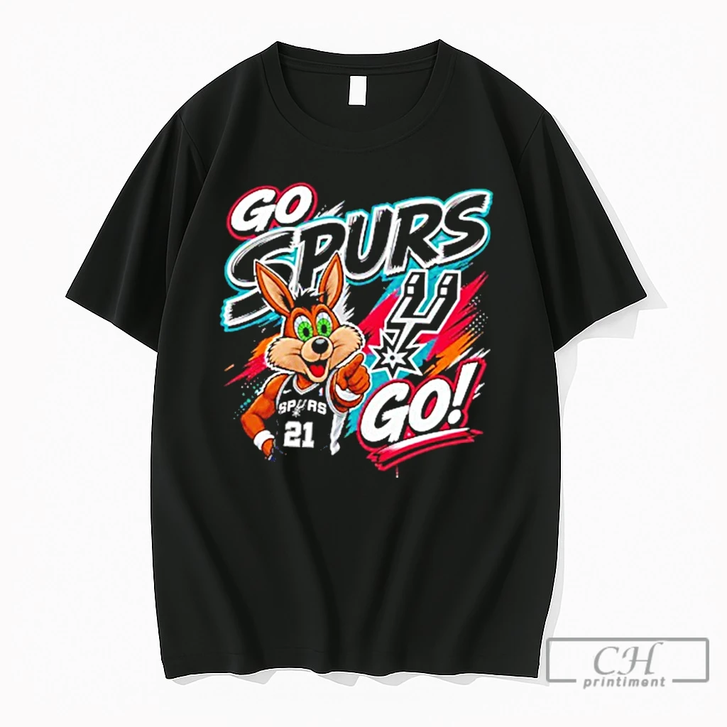 Premium San Antonio Spurs Coyote Basketball Team Mascot Go Spurs Go Apparel Youth T Shirts Sweater Hoodie