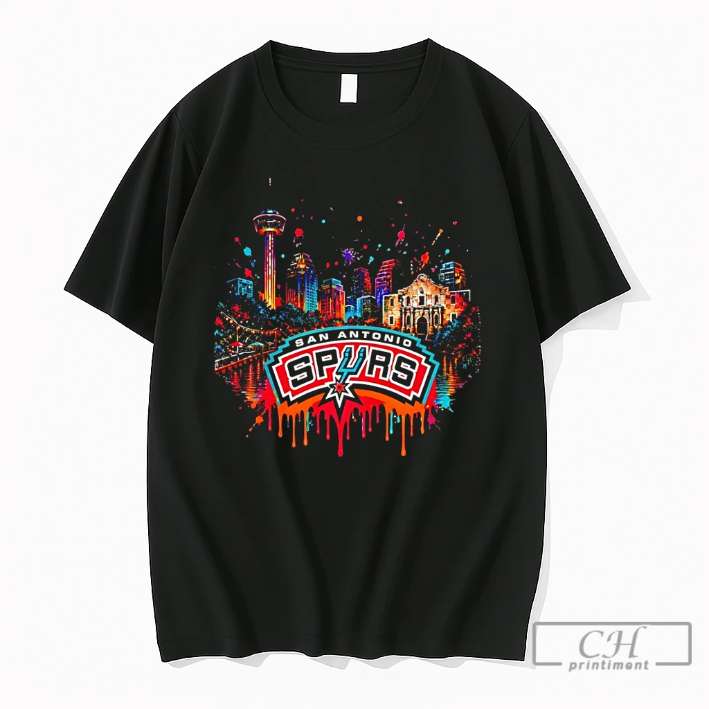 Premium San Antonio Spurs Skyline City Team Basketball Nba 2026 Graffiti T Shirts Sweater Hoodie