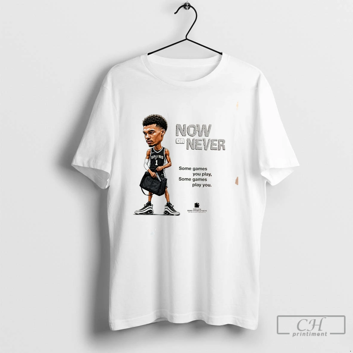 Premium San Antonio Spurs Victor Wembanyama Now Or Never Some Games You Play Some Games Play You Tee T Shirts Sweater Hoodie