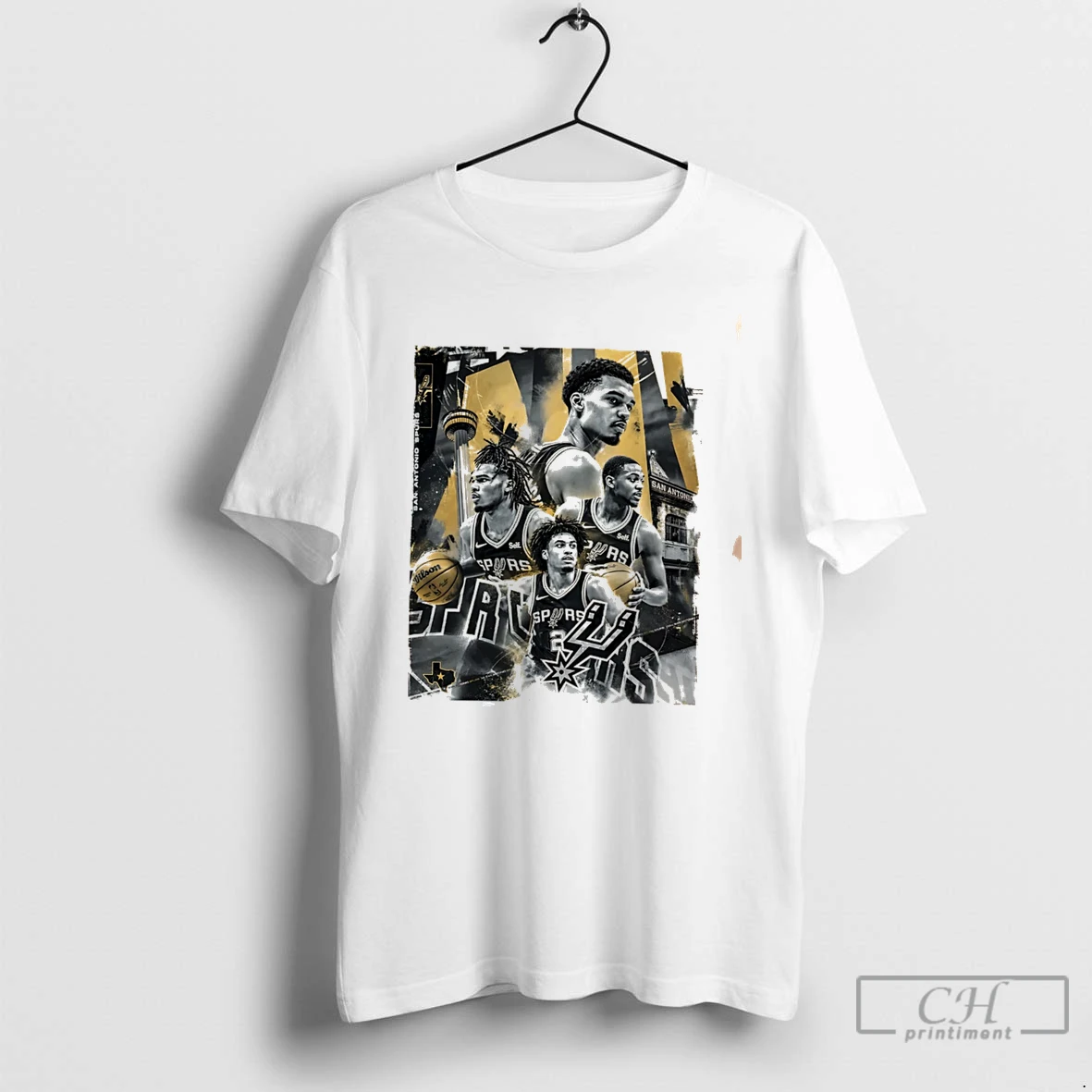 Premium San Antonio Spurs Players Collage 2026 Nba Finals Graphic Tee T Shirts Sweater Hoodie