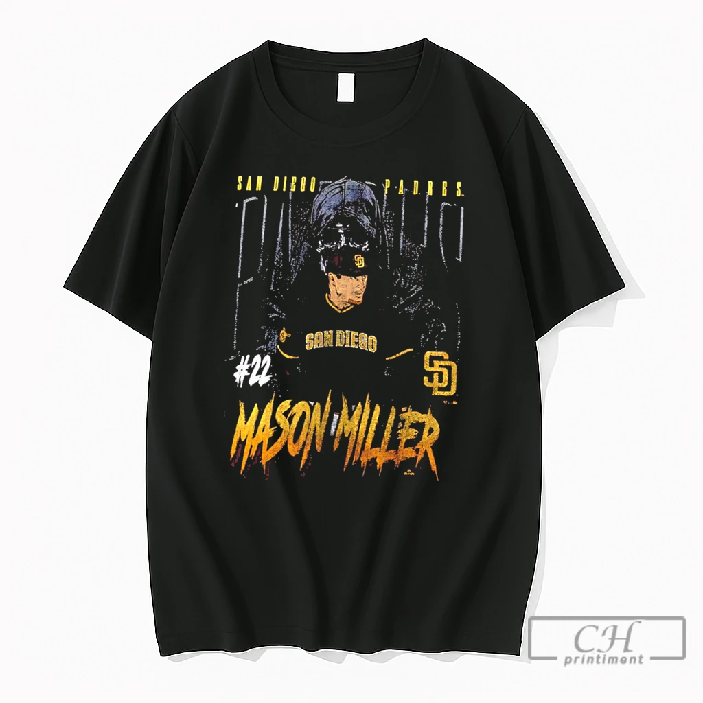 Premium San Diego Padres Mason Miller The Reaper Player Graphic Tee T Shirts Sweater Hoodie