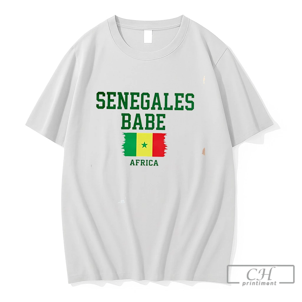 Premium Senegalese Babe Africa Flag Heritage Tee T Shirts Sweater Hoodie