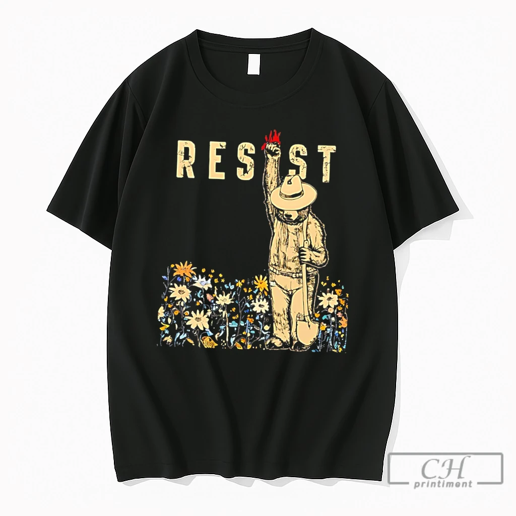 Premium Smokey Bear Resist Vintage Tee T Shirts Sweater Hoodie