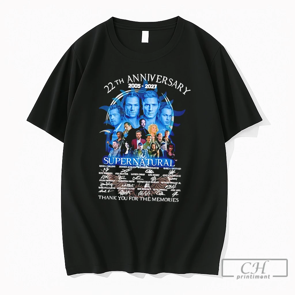 Premium Supernatural 22th Anniversary 2005 %ce%b3co 2027 Thank You For The Memories Tee T Shirts Sweater Hoodie