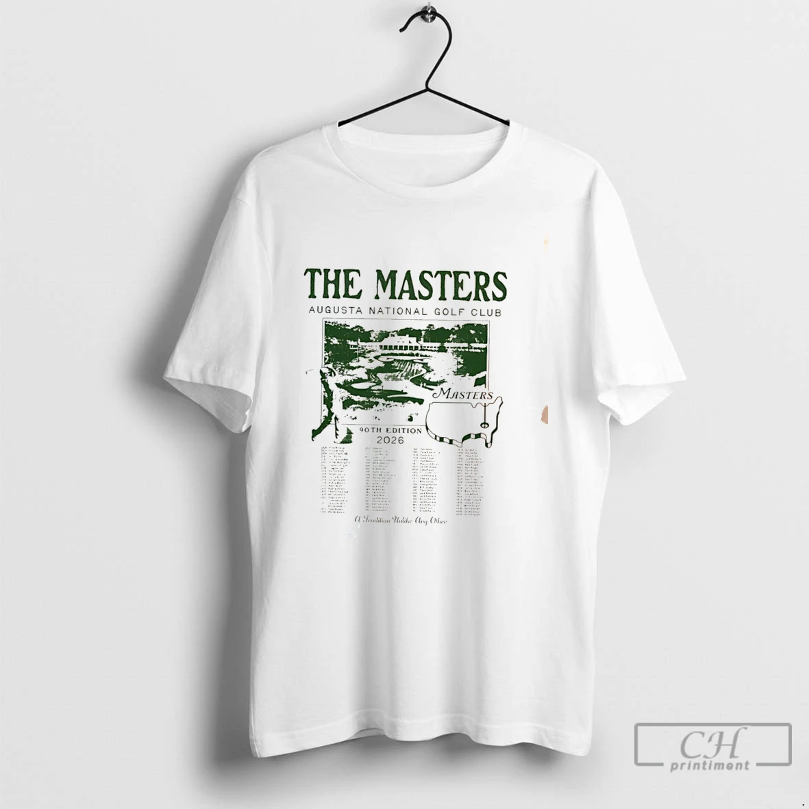 Premium The Masters Augusta National Golf Club Vintage Tee T Shirts Sweater Hoodie