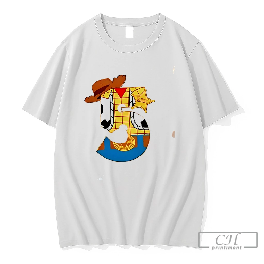 Premium Toy Story Woody Sheriff Number 5 Tee T Shirts Sweater Hoodie