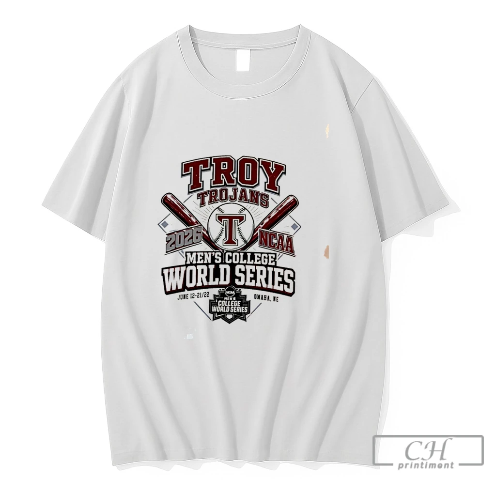 Premium Troy Trojans 2026 Mens College World Series Tee T Shirts Sweater Hoodie