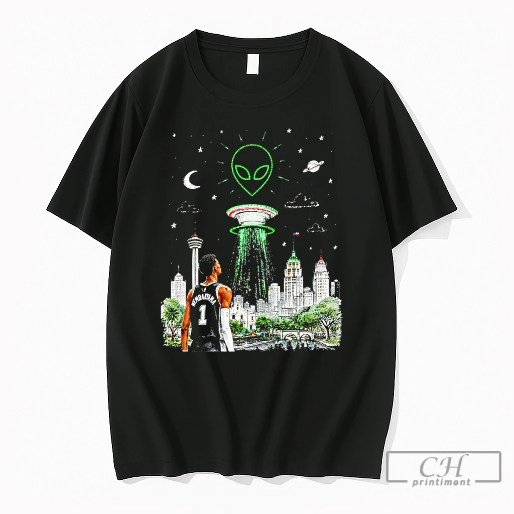 Premium Wemby Alien Victor Wembanyama Space San Antonio Spurs Basketball 2026 Nba Finals T Shirts Sweater Hoodie