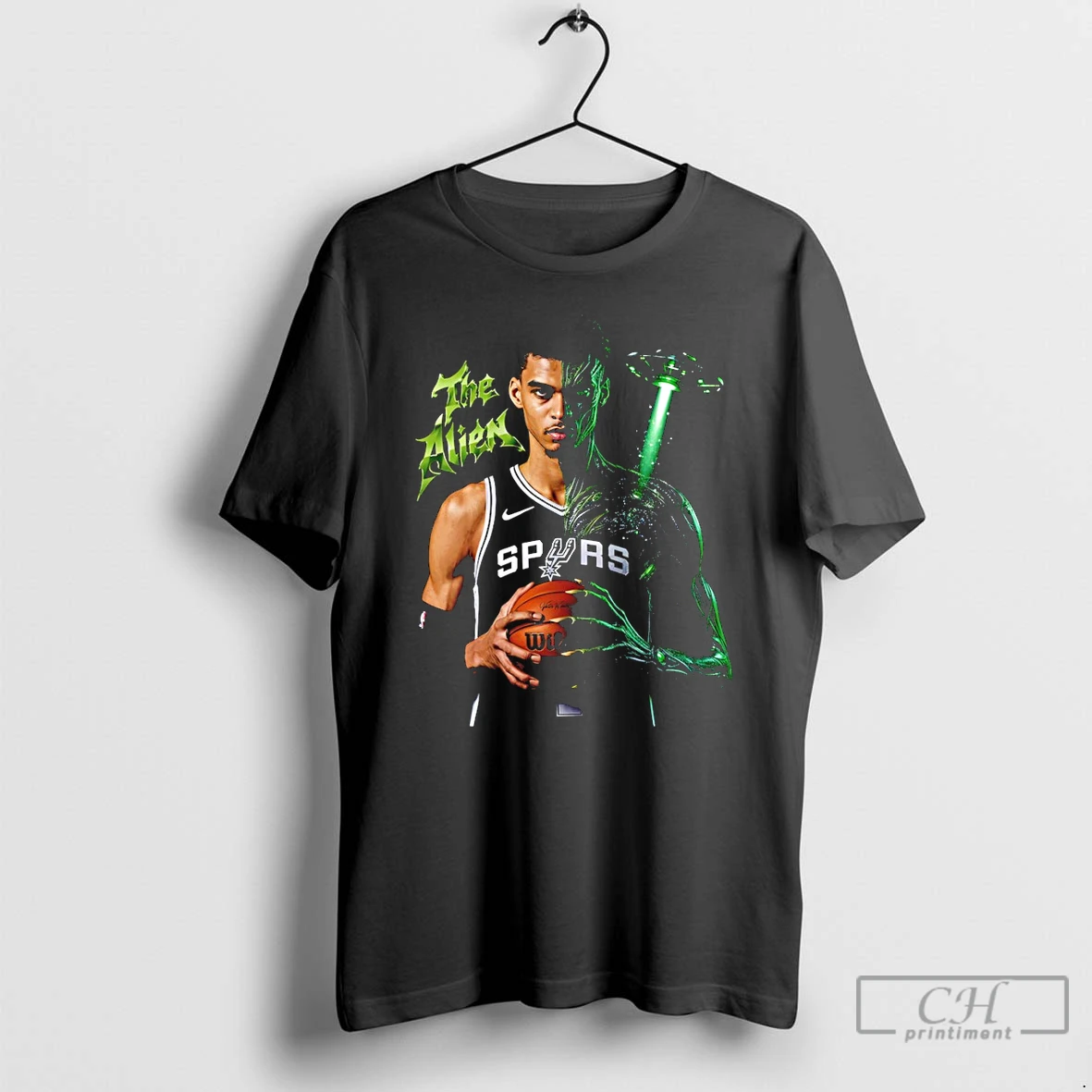 Premium Wemby Spurs The Alien Tribute T Shirts Sweater Hoodie