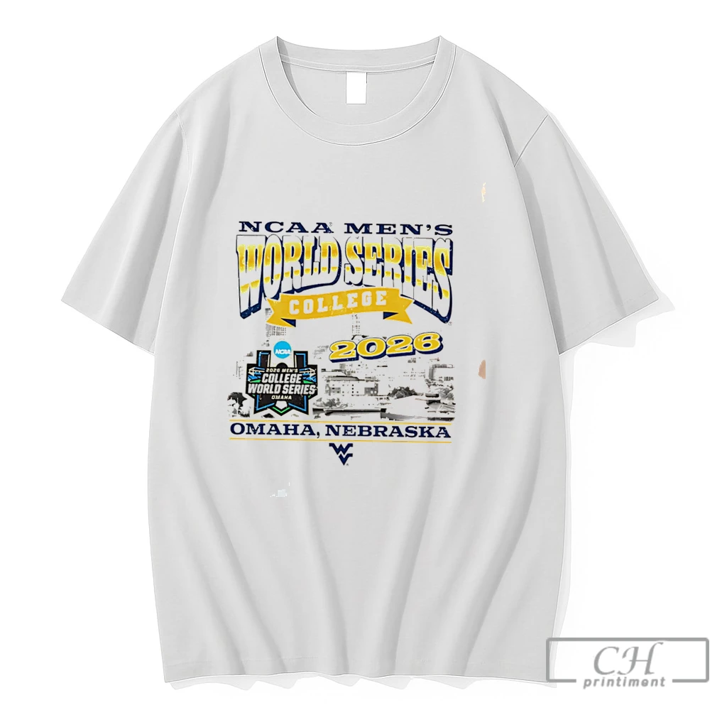 Premium West Virginia Baseball 2026 Mens College World Series Skyline Tee T Shirts Sweater Hoodie