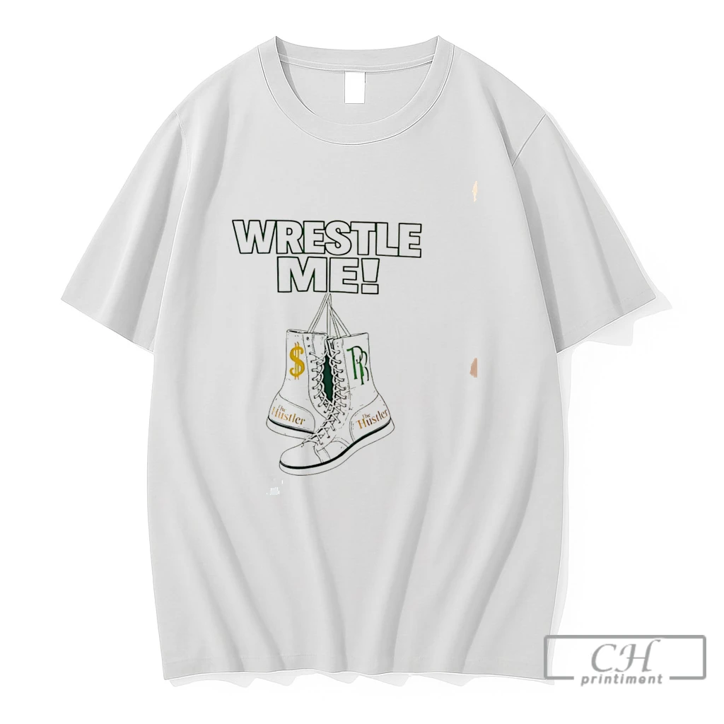 Premium Wrestle Me Wrestling Boots Illustration Tee T Shirts Sweater Hoodie
