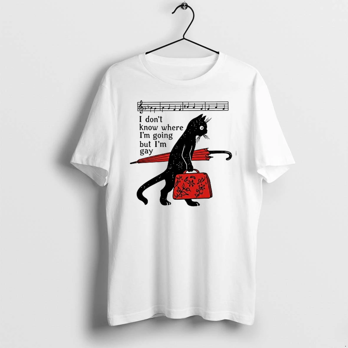 Cat I Dont Know Where Im Going But Im Gay 0 Tshirts Sweater Hoodie