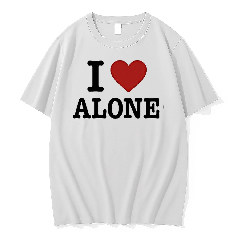 I Love Alone 0 Tshirts Sweater Hoodie