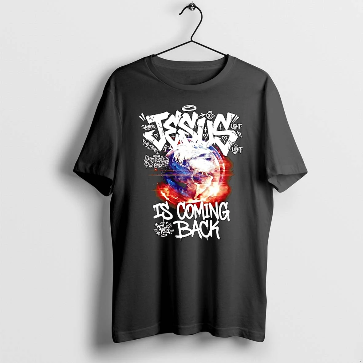 Jesus God Savior Light Is Coming Back King Of Kings 0 Tshirts Sweater Hoodie