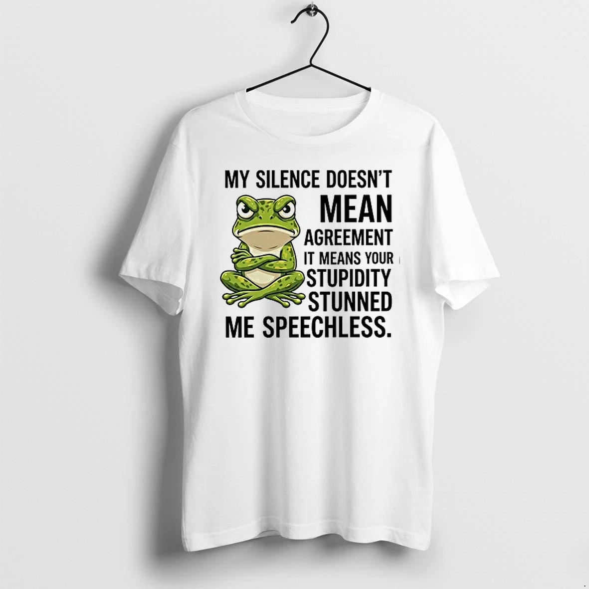 My Silence Does Not Mean Agreement It Means Your Stupidity Stunned Me Speechless 0 Tshirts Sweater Hoodie
