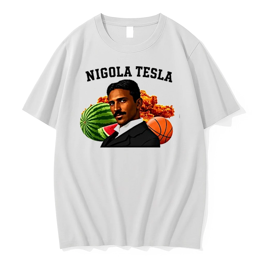Nigola Tesla Watermelon Fried Chicken Basketball 0 Tshirts Sweater Hoodie
