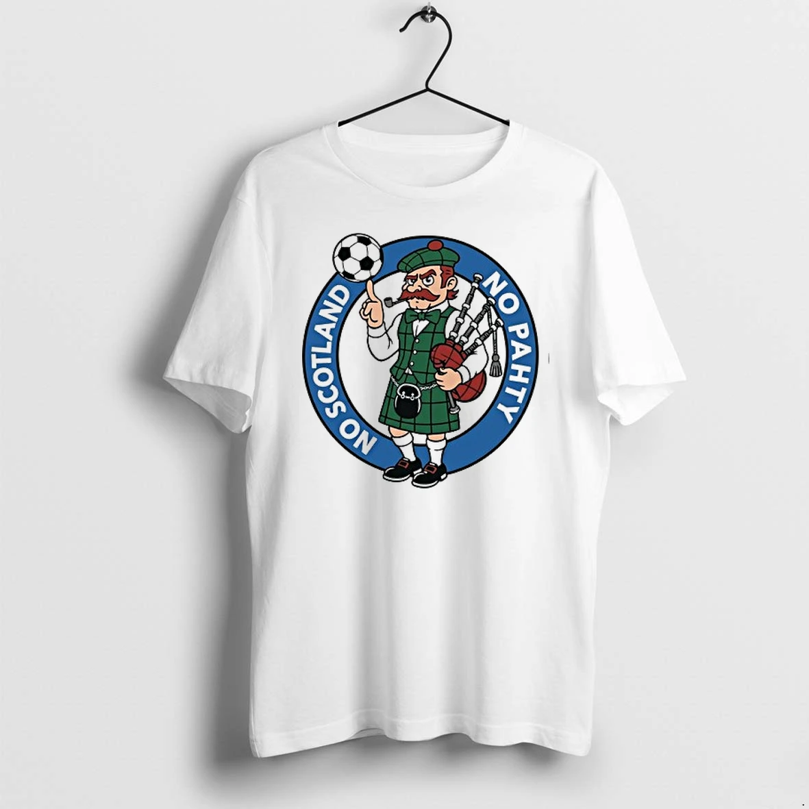No Pahty No Soctland Soccer And Bagpipes Cartoon 0 Tshirts Sweater Hoodie