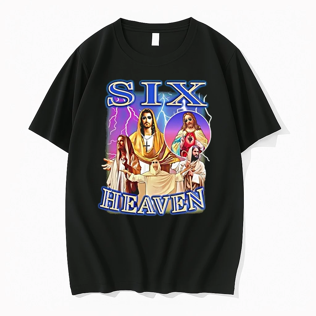 Six Heaven Jesus Christ 90s Bootleg Meme 0 Tshirts Sweater Hoodie