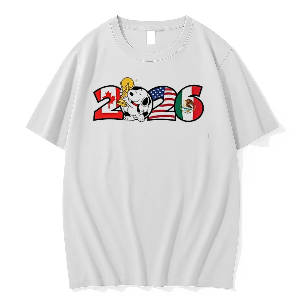 Snoopy 2026 World Cup Soccer Canada Usa Mexico Soccer 0 Tshirts Sweater Hoodie