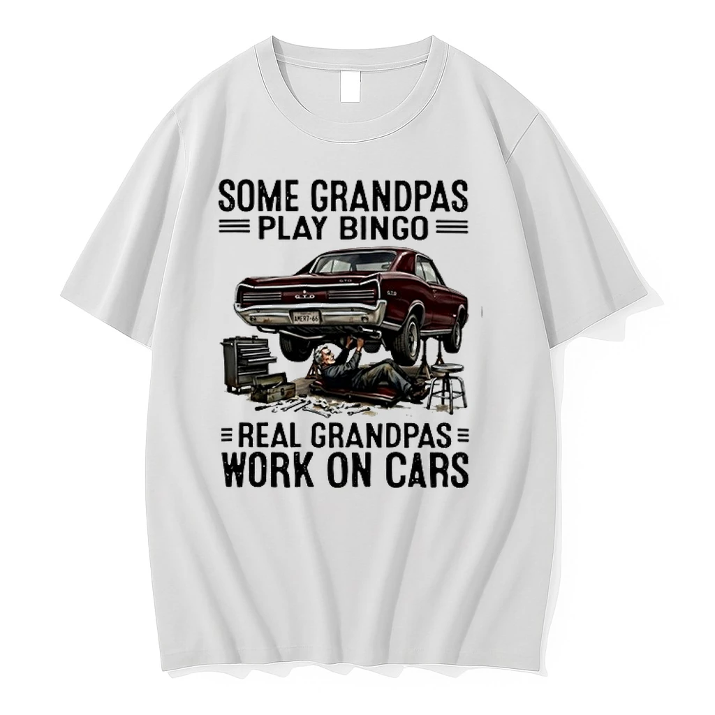 Some Grandpas Play Bingo Real Grandpas Work On Cars 0 Tshirts Sweater Hoodie