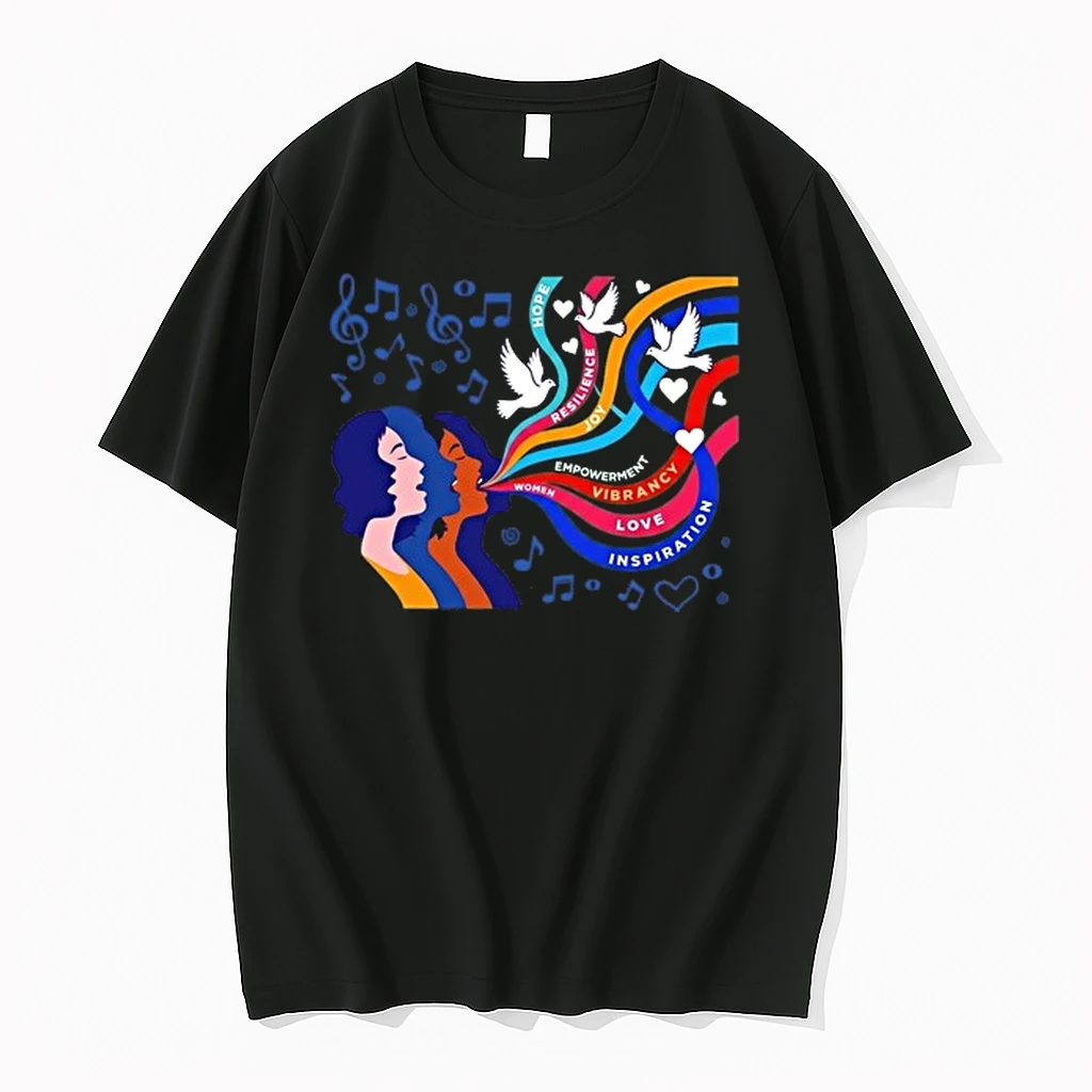 Women Music Hope Resilience Joy Empowerment Vibrancy Love Inspiration 0 Tshirts Sweater Hoodie