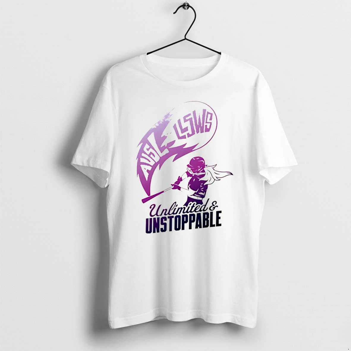 Officials Ausl X Llsws Unlimited Unstoppable Softball Player Tee Premium T Shirt Sweatshirt Hoodie