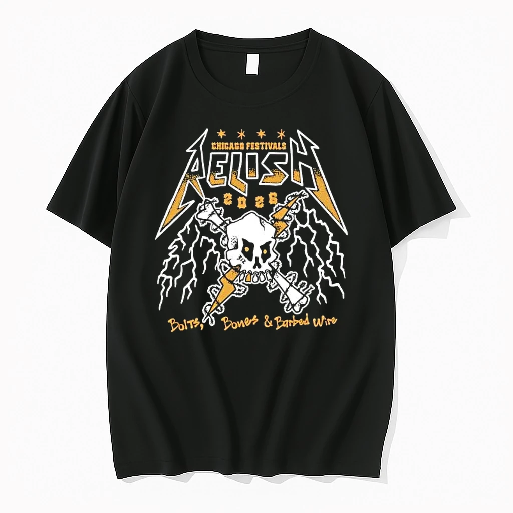 Officials Aelish Chicago Festivals 2026 Bolts Bones Barbed Wire Premium T Shirt Sweatshirt Hoodie