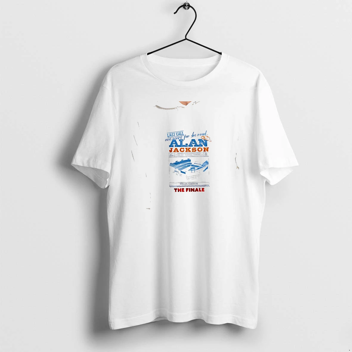 Officials Alan Jackson Nissan Stadium Last Call One More For The Road The Finale Tour Stadium Premium T Shirt Sweatshirt Hoodie