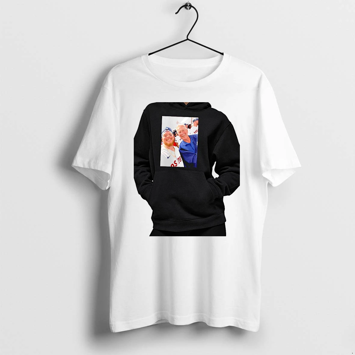Officials Alex Verdugo George W Bush Boston Red Sox Mlb Locker Room Photo Premium T Shirt Sweatshirt Hoodie