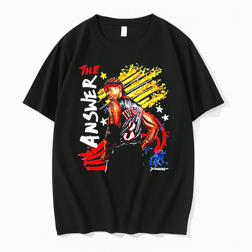 Officials Allen Iverson Philadelphia 76ers Nba The Answer 3 Premium T Shirt Sweatshirt Hoodie