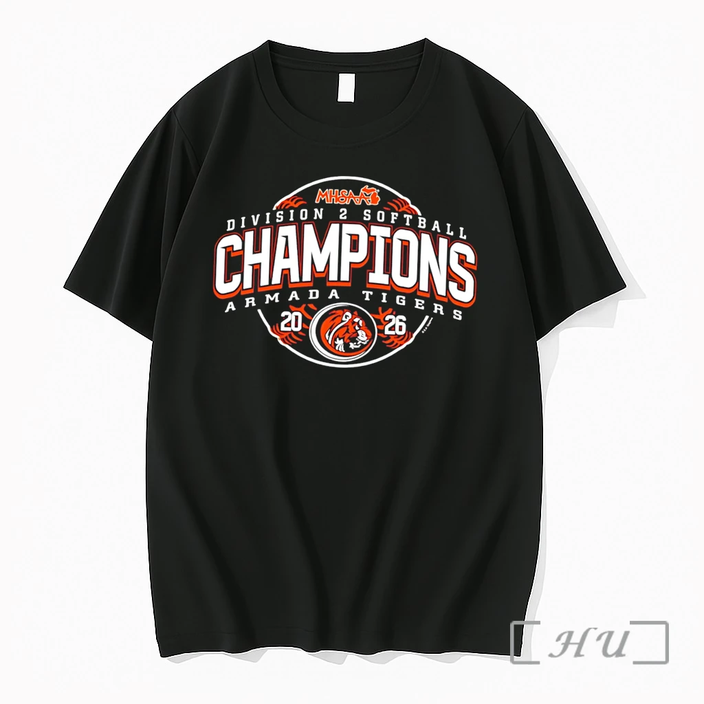 Officials Armada Tigers 2026 Mhsaa Softball D2 Champions Tee Premium T Shirts Sweater Hoodie