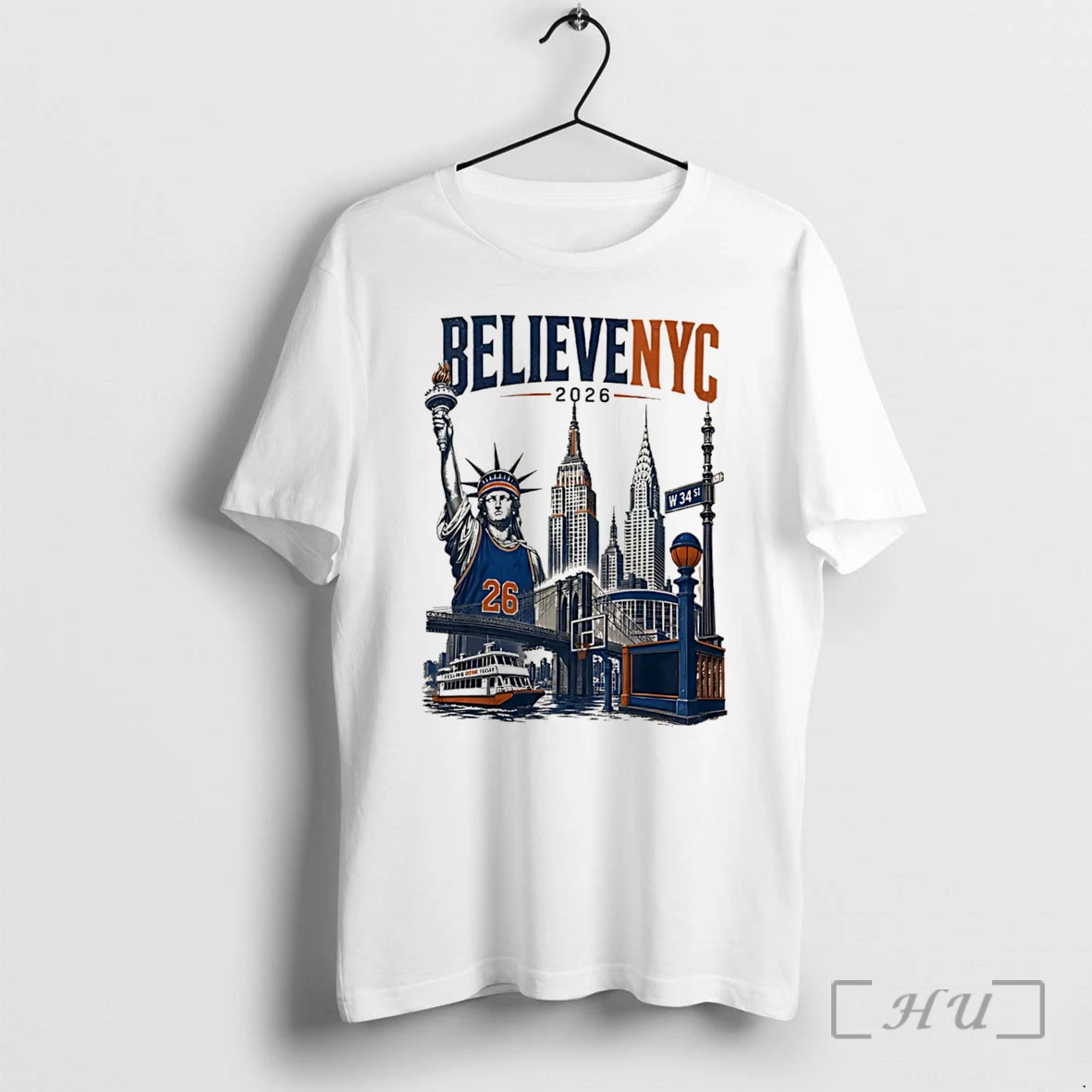 Officials Believe New York Knicks 2026 Champions Illustration Tee Premium T Shirts Sweater Hoodie