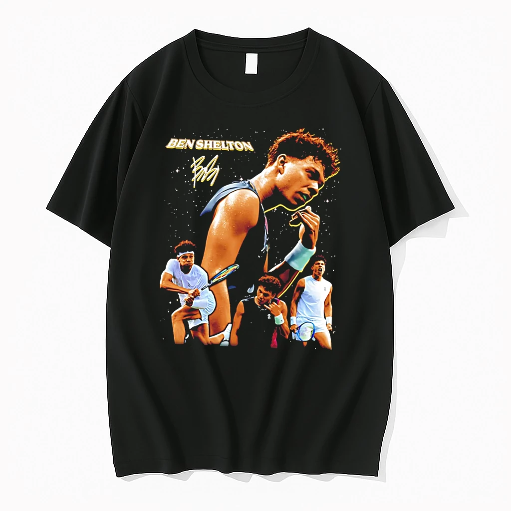 Officials Ben Shelton Dialed In Tennis Collage Atp Tee Premium T Shirt Sweatshirt Hoodie