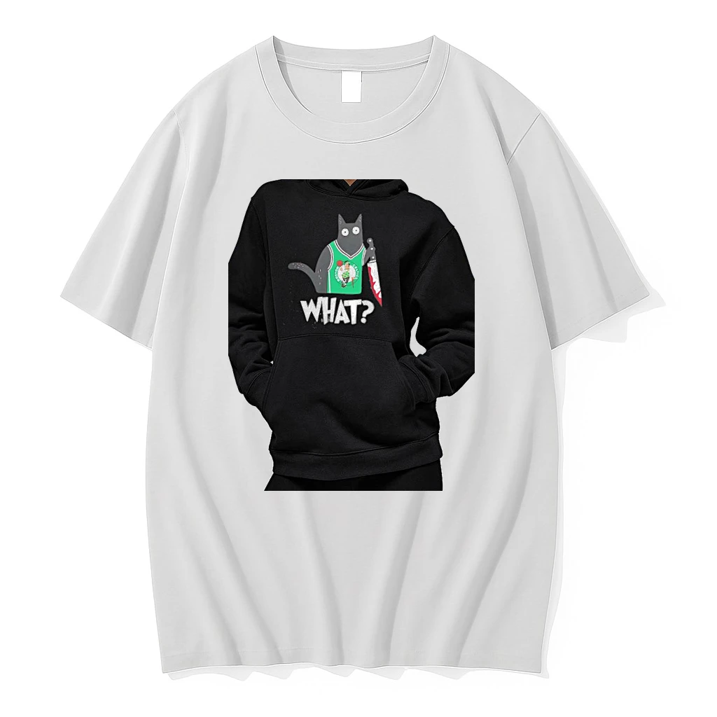 Officials Black Cat Boston Celtics Halloween What Premium T Shirt Sweatshirt Hoodie