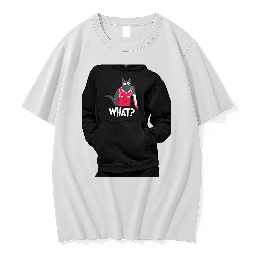 Officials Black Cat Chicago Bulls What Halloween Premium T Shirt Sweatshirt Hoodie