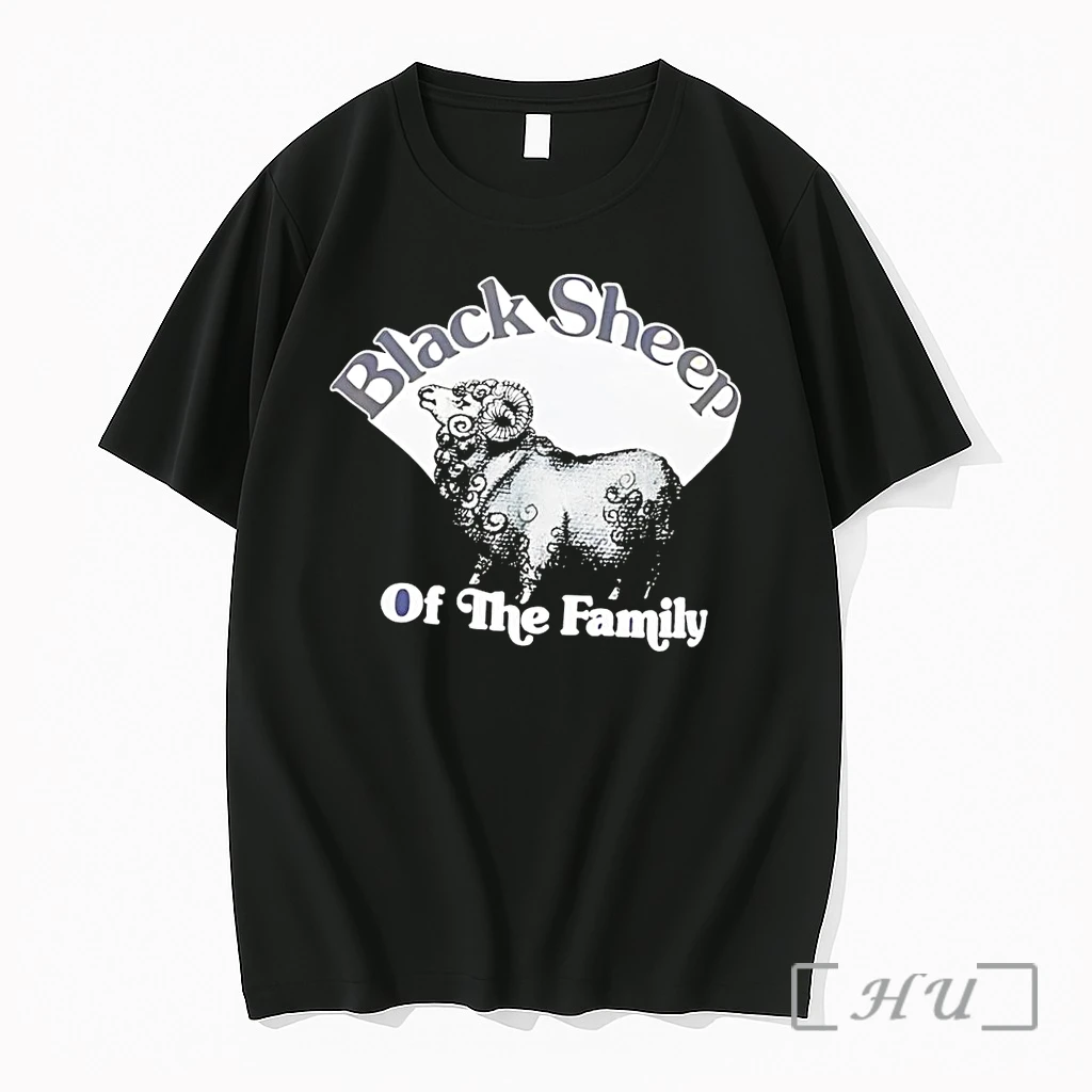 Officials Black Sheep Of The Family Retro Black Premium T Shirts Sweater Hoodie