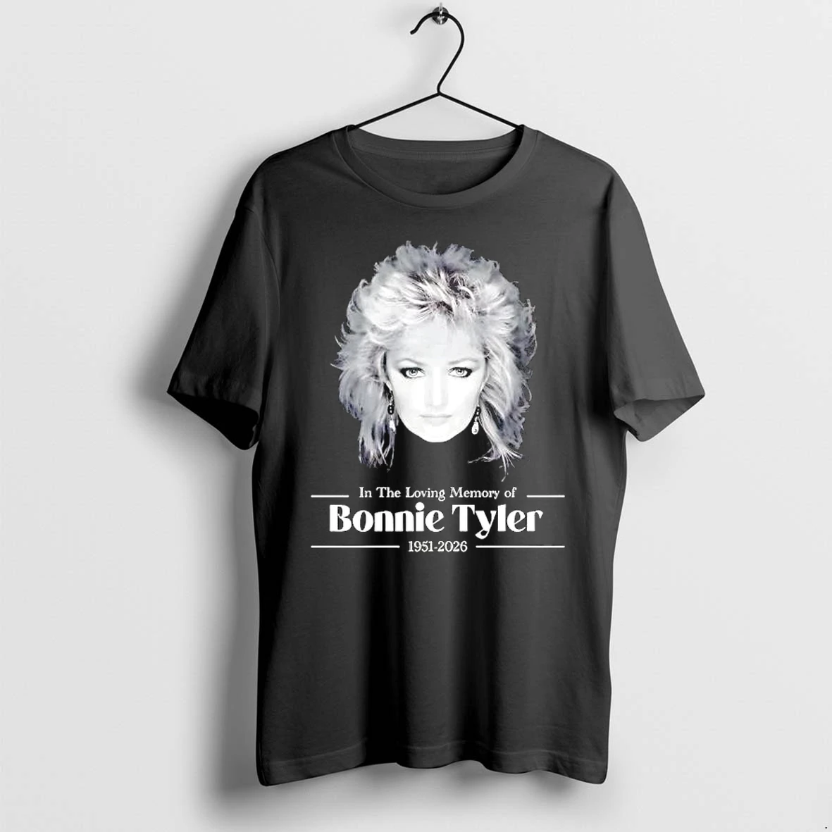Officials Bonnie Tyler In The Loving Memory 1951 2026 Memorial Premium T Shirt Sweatshirt Hoodie