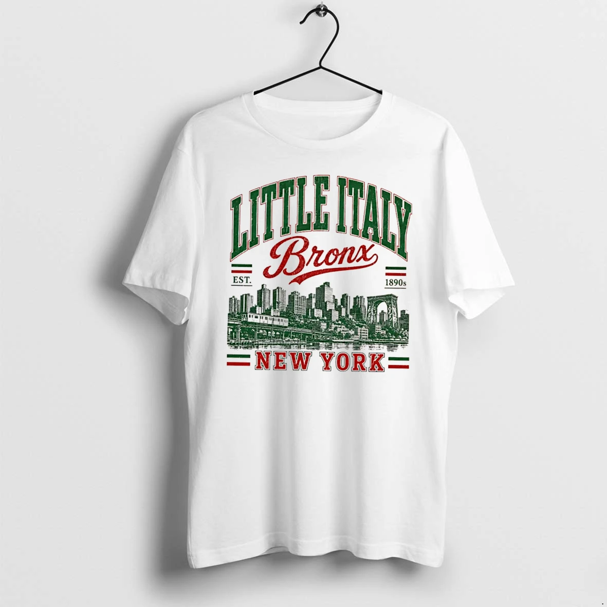 Officials Bronx New York Heritage Little Italy Est 1890s Skyline Tee Premium T Shirt Sweatshirt Hoodie