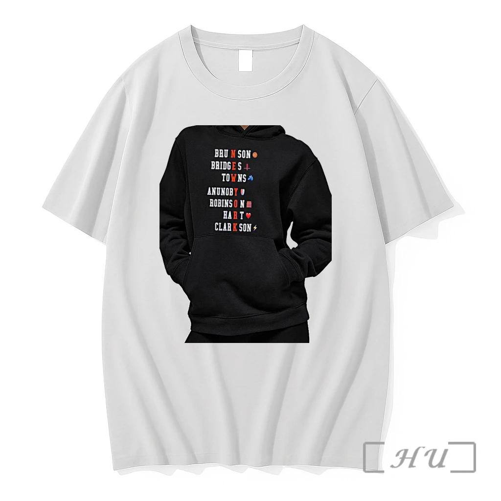 Officials Brunson Bridges Towns Anunoby Robinson Hart Clarkson New York Knicks Nba Premium T Shirts Sweater Hoodie