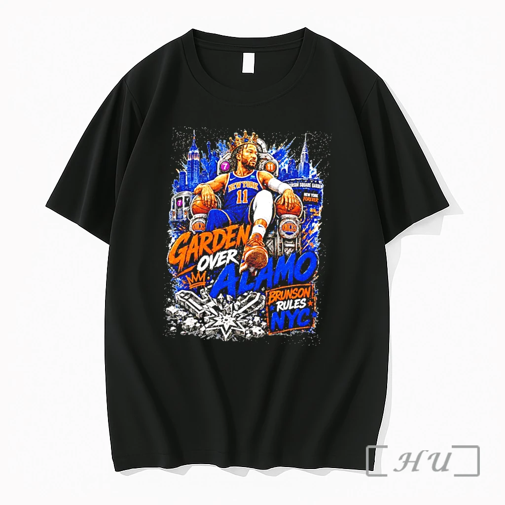 Officials Brunson Rules Nyc Garden Over Alamo New York Knicks 2026 World Champions Tee Premium T Shirts Sweater Hoodie
