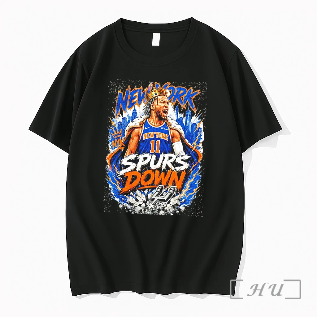 Officials Brunson Spurs Down New York Knicks 2026 World Champions Tee Premium T Shirts Sweater Hoodie