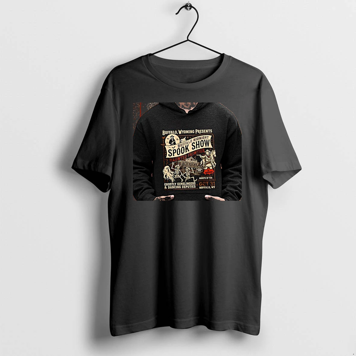 Officials Buffalo Midnight Spook Show Haunted Frontier Occidental Hotel Oct 31 Premium T Shirt Sweatshirt Hoodie