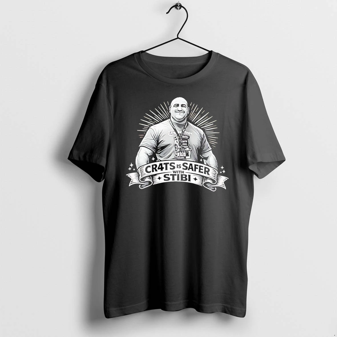 Officials Cr4ts Is Safer With Stibi Tee Premium T Shirt Sweatshirt Hoodie